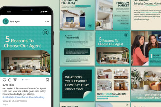 design social media templates, instagram and facebook posts