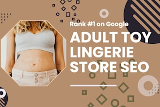do SEO for adult toy and lingerie ecommerce website ranking