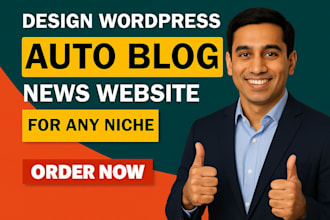 create fully automated news website autoblog for make money online