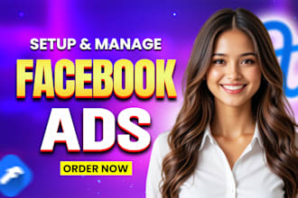setup and manage facebook ads, pixel setup fb ad campaigns, meta instagram ads