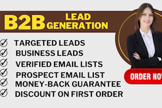 do highly targeted b2b lead generation business leads sales leads