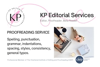 proofread your novel ciep professional