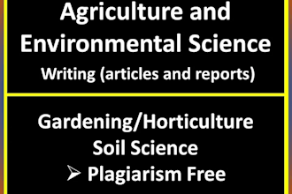research environmental science , sustainability, papers, assignment, PPT, essays
