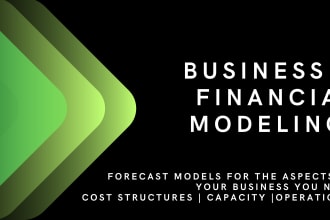 build business models or financial models for your business