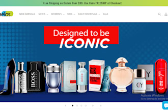 build perfume website fragrance shopify store cologne perfume dropshipping