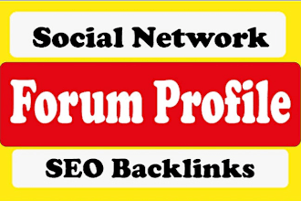 make 15,000 social networks and forum profile SEO backlinks