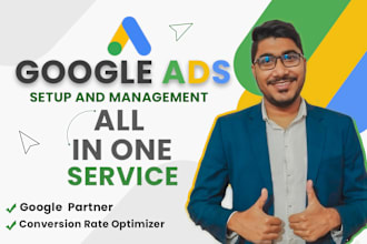 setup and manage your google ads adwords PPC campaigns