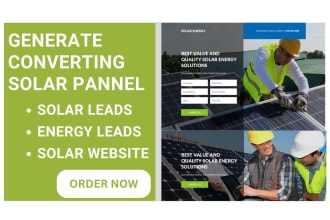 generate highly exclusive solar panel leads solar energy leads solar website
