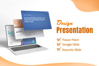 design a powerpoint presentation, pitch deck, google slides