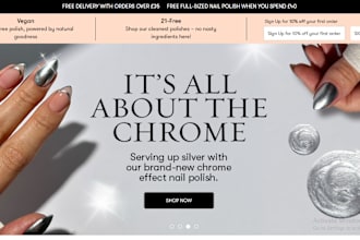 build a professional nail polish, art, extension shopify dropshipping store
