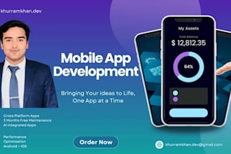 be your professional flutter app developer for android and ios