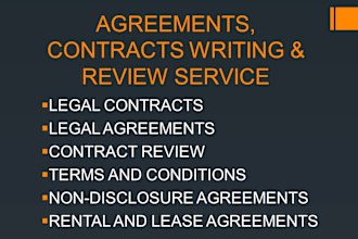 draft exceptional legal contracts and agreements