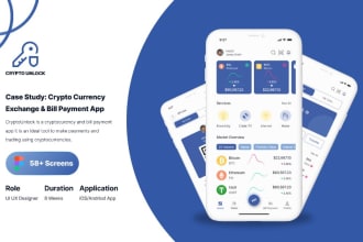 develop cryptocurrency app, crypto exchange app, blockchain and e wallet app