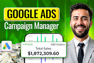 setup, manage, and optimize google ads adwords PPC campaigns for your business