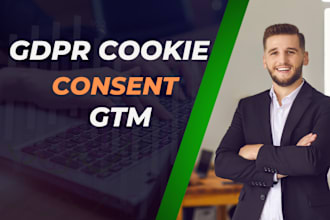 setup ga4, google consent mode v2, cookie consent banner with GTM