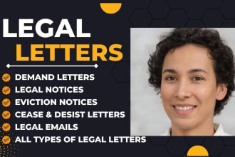 write legal demand dispute claims, notices, complaints, cease and desist letters