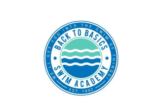 design superior conventional swimming academy logo