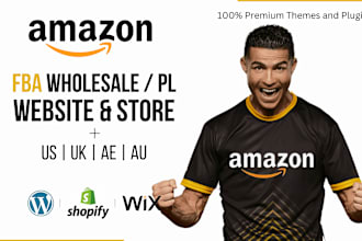 design amazon fba wholesale website for brands approvals