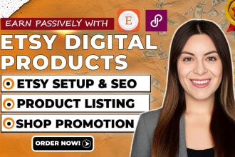 setup etsy shop, etsy digital products, etsy product listing, etsy seo, poshmark