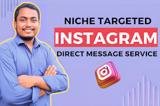 provide niche targeted instagram dms, instagram direct message service