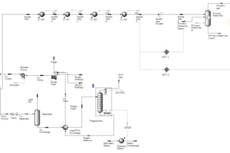 do aspen plus simulations and economic analysis