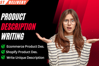 write product title and descriptions to increase awareness brand