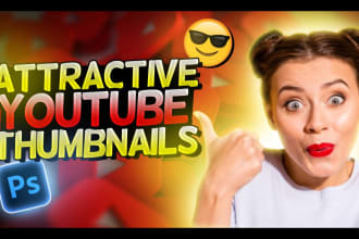 create custom viral youtube thumbnail designs
