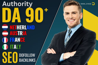 do french,italy,netherland and austria via high da dofollow seo backlinks
