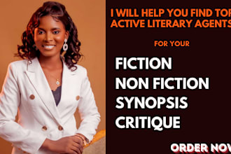 find active literary agent for your movie script screenplay film script