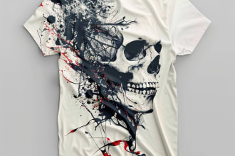 do vector halftone t shirt design and color separation
