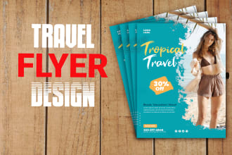 design tour, travel, cruise, summer, beach, bootcamp, picnic flyer or brochure