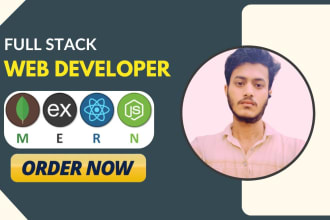 develop custom mern stack web applications as a mern stack developer
