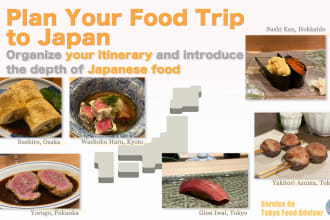 create personalized restaurant itinerary in japan service by tokyo food advisor