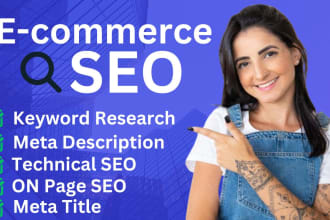 do complete shopify and woocommerce SEO for ecommerce to increase sales