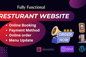 build your restaurant website with ordering system