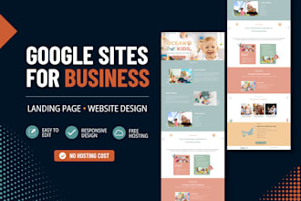design a professional google sites website for your business