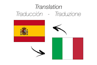 italian to spanish or spanish to italian translation