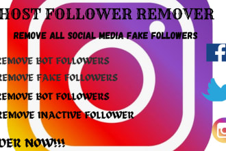 remove instagram fake, ghost followers, and bot