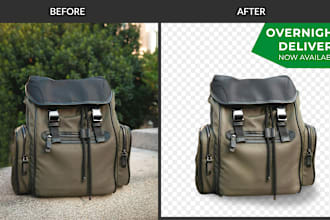 make photoshop edits for online sales overnight