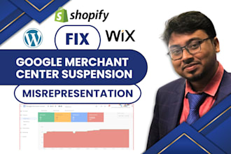fix google merchant center suspension and misrepresentation issue