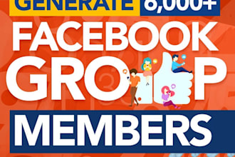 do real facebook organic group join members