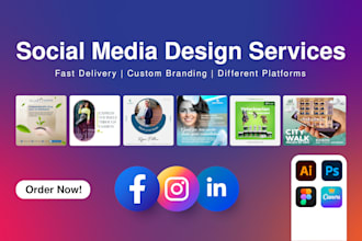design engaging instagram posts, reel, facebook post and ads