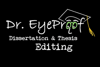 edit your dissertation, thesis, or academic publication