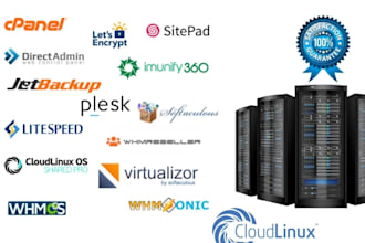 setup and config unlimited cpanel and other licenses