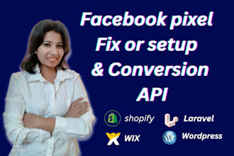 setup or fix meta facebook pixel conversion API ga4 GTM ecommerce tracking
