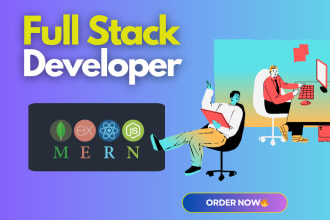 develop custom mern stack website as a mern stack developer using reactjs nodejs