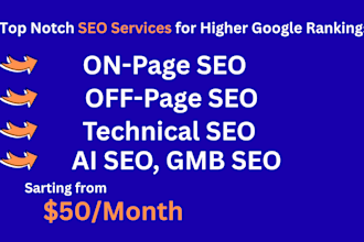 do complete on page, off page and technical SEO