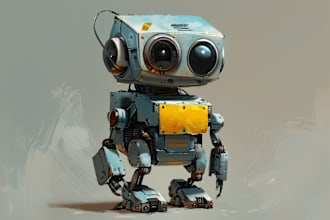 draw anime, sci fi, robot, gundam and mecha concept art