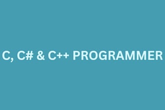 do cpp, c sharp, c programming threads projects  , software developer