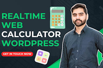 build complex custom calculator on wordpress website